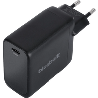 BlueBuilt 100W GaN Usb C Oplader Zwart