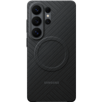 Samsung Galaxy S26 Ultra Carbon Back Cover met Magneet Zwart