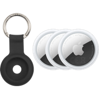 Apple AirTag 2 (3-Pack) + BlueBuilt Apple AirTag Sleutelhanger