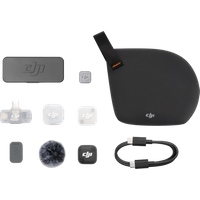 DJI Mic Mini 2 Single Mobile Ontvanger + Oplaadcase (voor DJI Mic & Mic Mini Series)