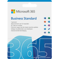 Microsoft 365 Business Meertalig Standard Abonnement 1 Jaar - Digitaal