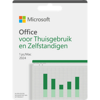Microsoft Office voor Thuisgebruik en Zelfstandigen 2024 Meertalig - Digitaal
