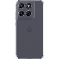 Just in Case Soft Design Motorola Moto G67 / G77 / G87 Back Cover Transparant