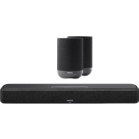 Denon Home Soundbar 550 + Denon Home 200 Zwart (2x)
