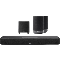 Denon Home Soundbar 550 + Denon Home subwoofer + Denon Home 200 Zwart (2x)