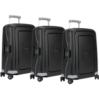 Samsonite S'Cure Spinner 55cm Black Triple Kofferset