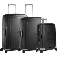 Samsonite S'Cure Spinner 75+69+55 cm Black Kofferset