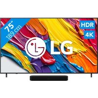 LG 75 QNED82 4K (2025) + Sonos Beam Gen2 Zwart