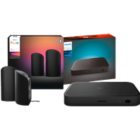 Philips Hue Play Wall Washer Zwart -Duo Pack + HDMI Sync Box 8K