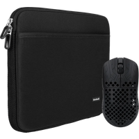 BlueBuilt Laptophoes breedte 36 cm 15-16 inch S Zwart + Vortech Prestige Gaming Muis