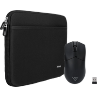 BlueBuilt Laptophoes breedte 37 cm 15-16 inch M Zwart + Vortech Pro Gaming Muis