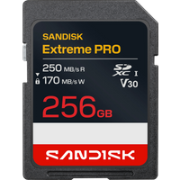 SANDISK Extreme PRO SDXC 256GB 170MB/s
