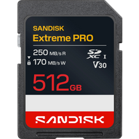 SANDISK Extreme PRO SDXC 512GB 170MB/s