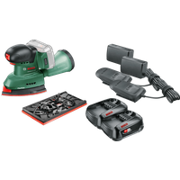 Bosch Universal Sander 18V-10 2,5 Ah Accu (2x) Starterspakket