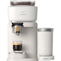 Philips Baristina BAR302/20 Wit Hout + Melkopschuimer