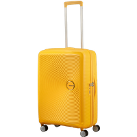 American Tourister Soundbox Expandable Spinner 67cm Golden Yellow