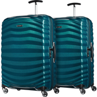 Samsonite Lite-Shock Spinner 75cm Duo Pack Petrol Blue