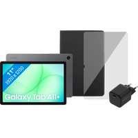 Samsung Galaxy Tab A11 Plus 11 inch 128GB Wifi + 5G Grijs EE + Compleet accessoirepakket