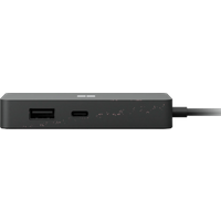 Microsoft Surface USB-C Travel Hub Bedraad USB 3.2 Gen 2 Zwart