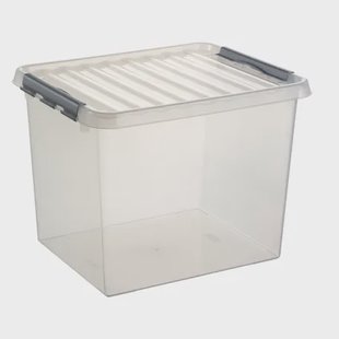 Sunware Opbergbox Q-line 52l Transparant 50x40x38cm