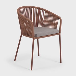 Kave Home Tuinstoel 'Yanet' kleur Terracotta