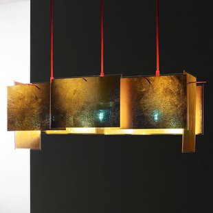 24 Karat Blau M Hanglamp 230cm Ingo Maurer - Woonkamer - Designer - Kunststof