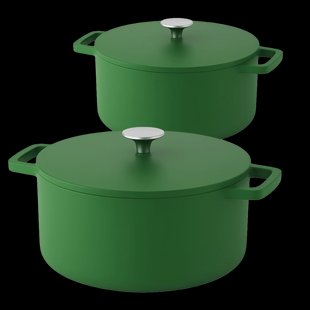 Go Green Gietijzeren Braadpannenset 2-delig