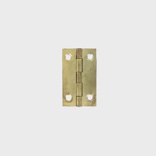Vynex Meubelscharnier - Messinggecoat Staal - 60x35 Mm - 2 Stuks