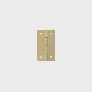 Vynex Federale Scharnier - Massief Messing - 30x15 Mm - 6 Stuks