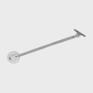 Vynex Valdeurscharnier Met Rem - Vernikkeld Staal - 250 Mm - 2 Stuks