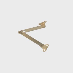 Vynex Meubelscharnier Voor Meubelblad - Vermessingd Staal - 250 Mm - 2 Stuks
