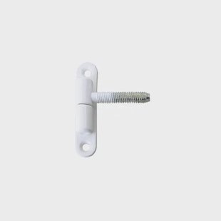 Vynex Paumelle - Wit Geplastificeerd Staal - Ø 13 Mm - 2 Stuks