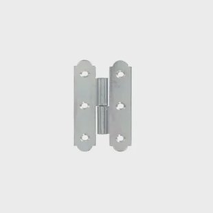 Vynex Spaanse Paumelle - Verzinkt Staal - 100x50 Mm - 2 Stuks