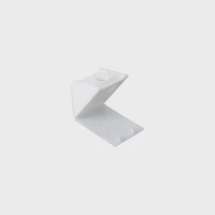 Vynex Meubelverbinder Vierkant - Kunststof Wit - 24x23x23 Mm - 4 Stuks