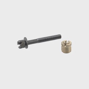 Vynex Spaanplaatschroef Geel Verzinkt Cilinderkop Inbus - 8x60mm - 2 Stuks