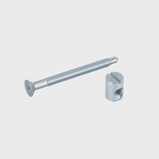 Vynex Spaanplaatschroef Verzinkt Verzonken Kop Sleuf - 6x70mm - 4 Stuks
