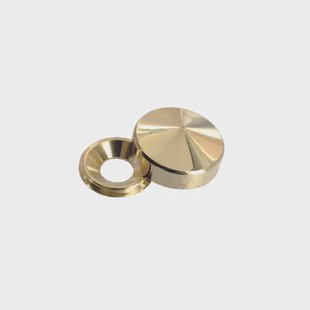 Vynex Universele Schroef Gepolijst Messing - 18mm - 9 Stuks