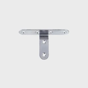 Vynex Stoelhoek - Verzinkt Staal - T-vorm - 80x40x15mm