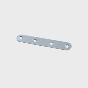 Vynex Verbindingsplaat - Verzinkt Staal - 60mm - 4 Stuks