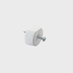 Vynex Magneetsnapper Rond - Wit Kunststof/metaal - 14 Mm - 2 Stuks
