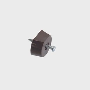 Vynex Legborddrager - Bruin Kunststof - 18 Mm - 24 Stuks