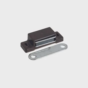 Vynex Magneetsnapper Met Beweegbare Plaat - Wit - 2 Stuks