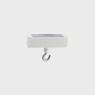 Vynex Magneethaak Kunststof Wit 57mm