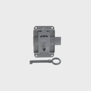 Vynex Oplegslot Kastdeurslot Meubelslot - Verbronsd Staal - 20mm