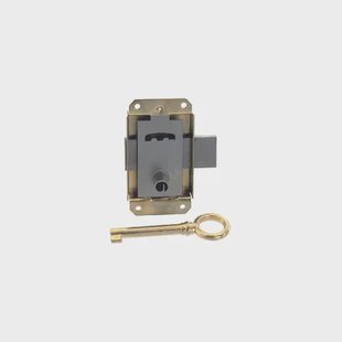 Vynex Oplegslot Kastslot Meubelslot - Messing - 15mm