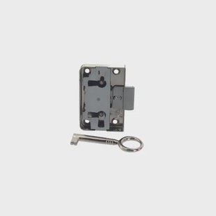 Vynex Oplegslot Kastdeurslot Univers - Vernikkeld Staal - 30x50x60mm