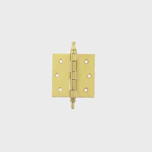 Vynex Vaasknopscharnier - Messingstaal - 75x75 Mm - 3 Stuks