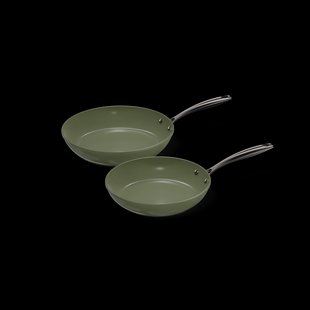 Dark Olive Koekenpannenset 2-delig