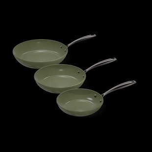 Dark Olive Koekenpannenset 3-delig