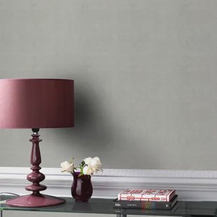 Decomode Vliesbehang Linnen Glans - Grijs - 10,05m X 53cm